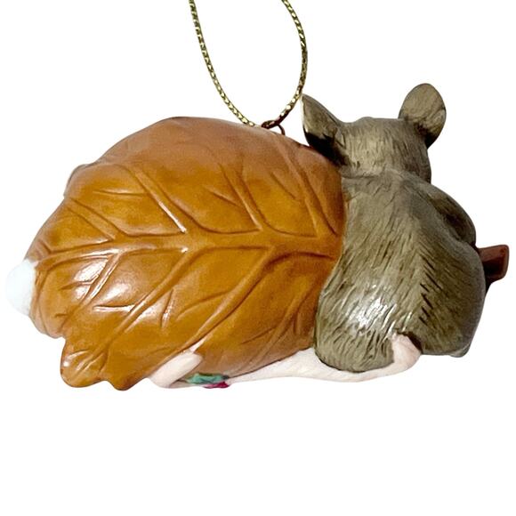 Vintage Charming Tales Fitz Floyd Mouse Mice Porcelain Ornament Figurines Pair - Picture 4 of 13